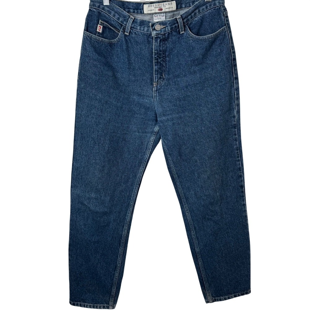 Guess Jeans Denim Pants Mens 32 Blue Classic Fit Narrow Leg 1050